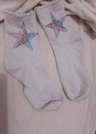 Шикарні шкарпетки зі стразами💕