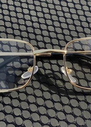 Окуляри для зору металеві 115 +, готові окуляри, окуляри для корекції1 фото