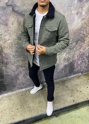 Джинсовка на меху оверсайз модель 🔝🔥