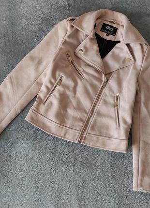 Куртка укорочена оксамитова косуха quiz