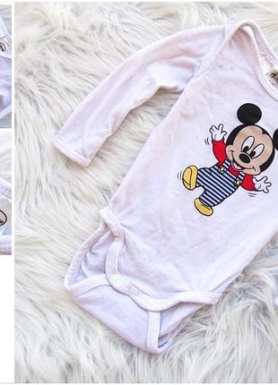 Боді з довгим рукавом h&m disney mickey mouse
