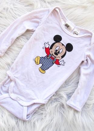 Боди  с длинным рукавом  h&m disney mickey mouse2 фото