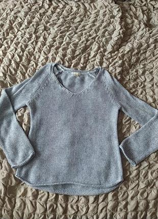 Блакитний пуловер, светр, xs
