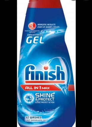 Finish  gel all in 1 max гель для посудомоечных машин