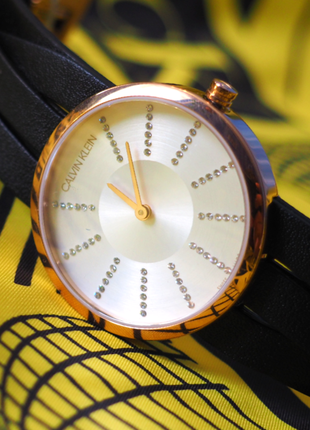 - 60% | жіночий швейцарський годинник calvin klein k2r2st (оригінальний, з біркою)