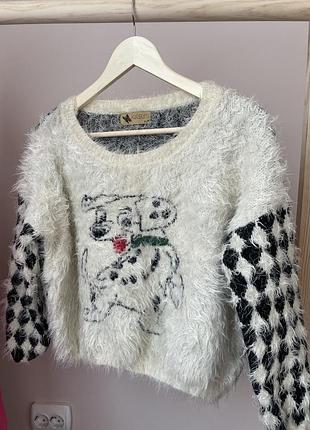 Светер, кофта травка  з принтои