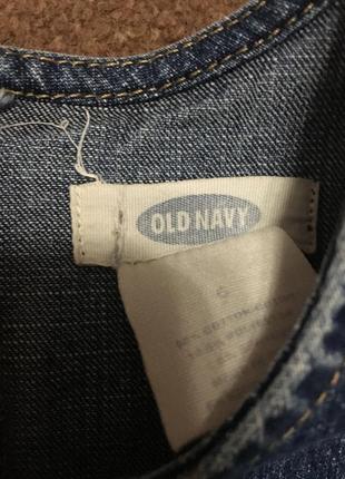 Джинсовый сарафанчик old navy3 фото