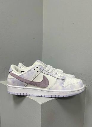 Nike sb dunk low purple pulse бузкові кросівки фіолетові пастельні демі весна літо осінь пастельные кроссовки найк сиреневые фиолетовые9 фото