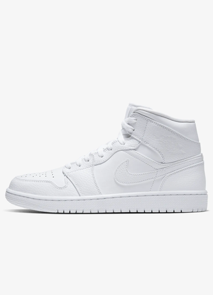 Кроссовки nike air jordan 1 mid white dunk (41р по 47р) оригинал!