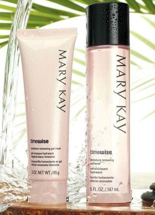 Зволожуючий тонік і зволожуюча крем-маска таймвайз timewise мері кей, mary kay