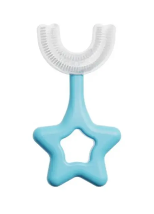 Дитяча зубна щітка 360 градусів у вигляді капи. для дітей від 2 років(рожевий\блакитний)
