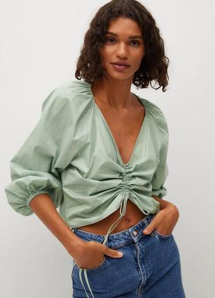 Блуза, блузка, блуза с затяжками, блузка бавовна, блуза из поплина, топ, кофточка, блузка