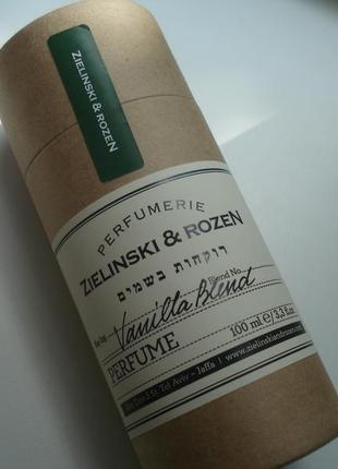 Zielinski&rozen vanilla blend 100 мл парфюм ниша3 фото