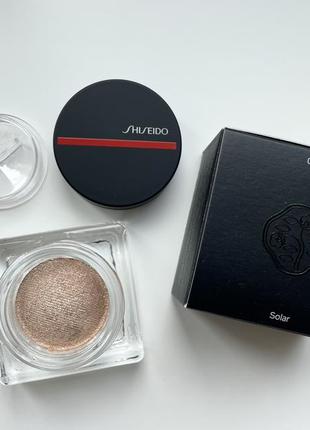 Shiseido aura dew face, eyes, lips рум'яна – тіні для повік – хайлатер