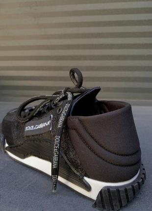 Жіночі кросівки   d&g low-top black3 фото