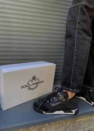 Жіночі кросівки   d&g low-top black6 фото