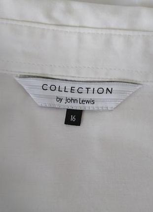 Белая рубашка john lewis 16 размер7 фото