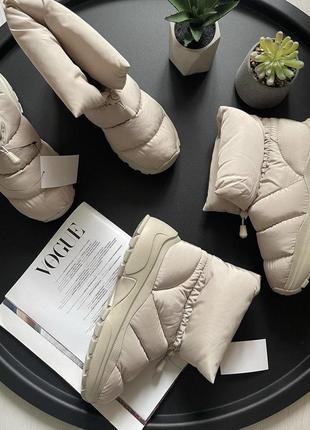 Дутики дутые ботинки валянии стёганые на платформе h&m оригинал8 фото