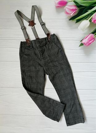 Штани з підтяжками f&f 18-24 міс