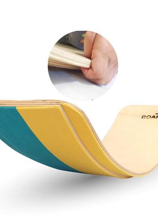 Рокерборд с защитой для пальцов большая swaeyboard балансборд балансир развивающая игрушка доска