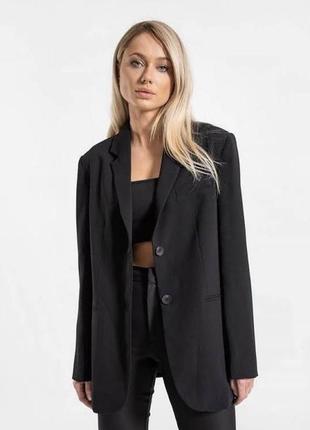 Чорний  класичний піджак жакет h&m