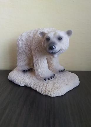 Статуетка білий ведмідь вінтаж англія8 фото
