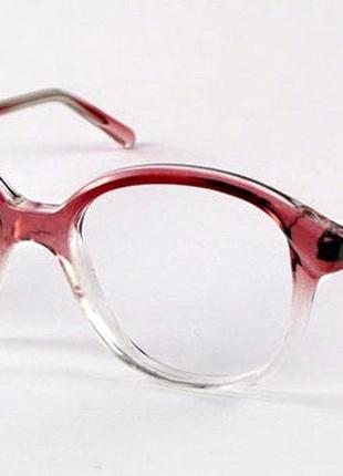 Оправа для очков женская f-08 коричневая, украина фат, fat пластик