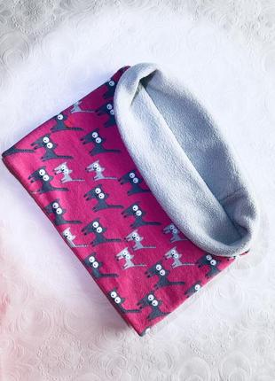 Бафф с мордой животного кот собака принт