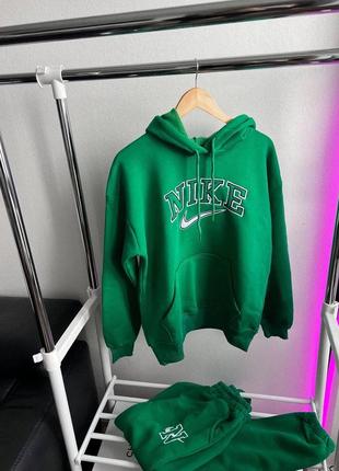 Костюм спортивный nike green tracksuit2 фото