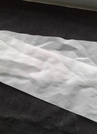 Белый капроновый полупрозрачный бант 10 см винтаж ссср4 фото