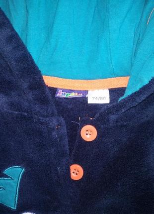 Кофточка детская динозаврик lupilu 74/80