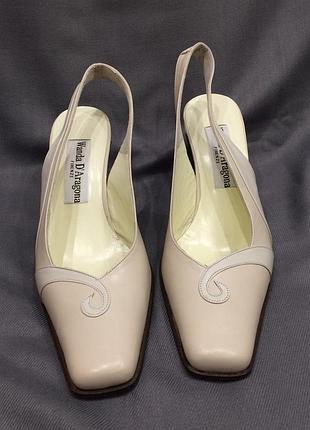 Wanda d'aragona жіночі шкіряні босоніжки італія