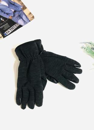 Теплі флісові подвійні  рукавички m&co ,розмір l/xl1 фото