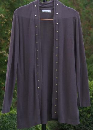 Трикотажний легкий брендовий кардиган