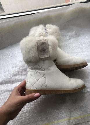 Шкіряні зимові чоботи