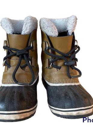 Черевики чоботи дитячі зимові sorel eu 292 фото