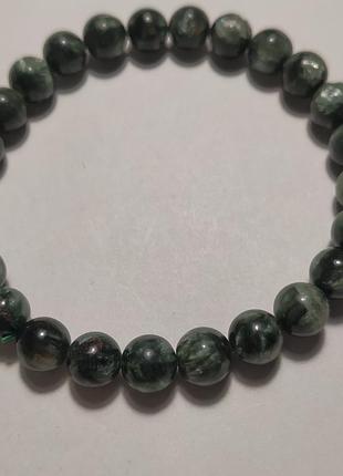 Браслет з натурального серафініту