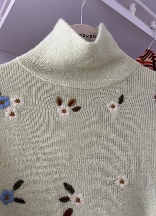 Шерстяный свитер альпака zara4 фото