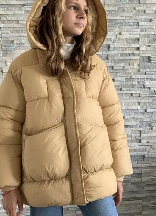 Куртка на девочку фирмы zara/курточка для девочки зара/ куртка зара на холодную осень3 фото