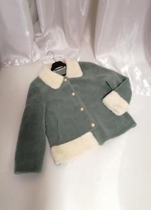 Шубка накидка болеро мех плюш