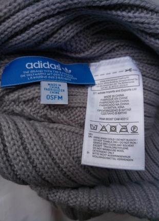 Шапка adidas originals beanie chunky6 фото