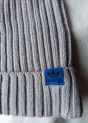 Шапка adidas originals beanie chunky4 фото