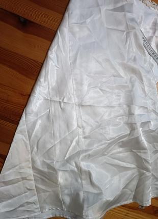 Атлас атласна пеньюар ночнушка платье весільний  под шелк6 фото