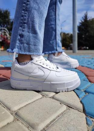 Nike air force 1 pixel white1 фото