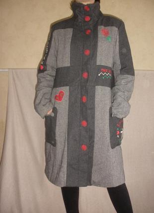 Дизайнерське пальто rosalita mc gee легеньке тепленьке з вовною