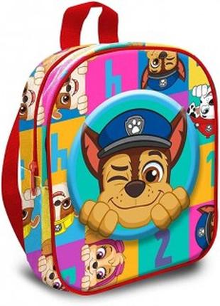 Дошкільний дитячий рюкзак paw patrol щенячий патруль 3d 30 см 3-6 років