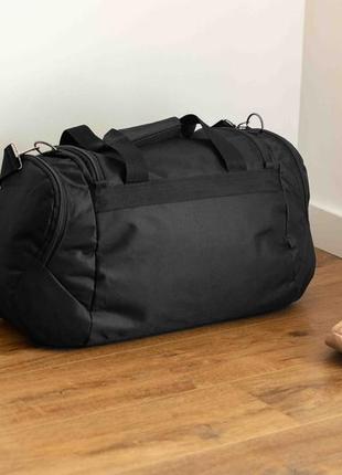 Мужская спортивная сумка дорожная найк nike orange черная для поездок и тренировок вместительная9 фото