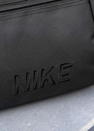 Мужская спортивная сумка дорожная найк nike tales черная для поездок и тренировок вместительная9 фото