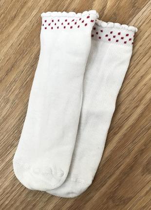 Шкарпетки шкарпетки білі на дівчинку 3-4 роки6 фото