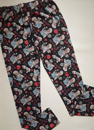 Классные лосины леггинсы мультяшный принт disney
